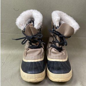 Vintage SOREL Women's Manitou Snow Winter Waterproof Faux Fur Interior Size 8